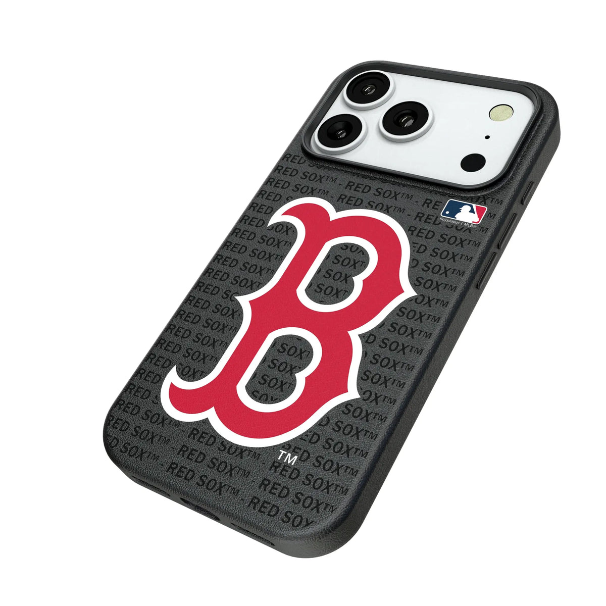 Boston Red Sox Text Backdrop MagSafe Compatible Phone Case for Apple iPhone
