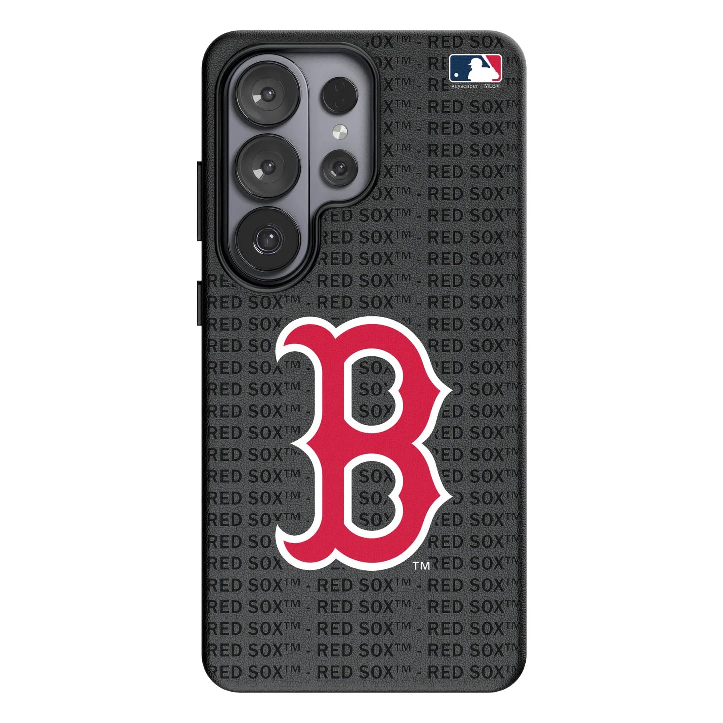 Boston Red Sox Text Backdrop MagSafe Compatible Phone Case for Samsung Galaxy