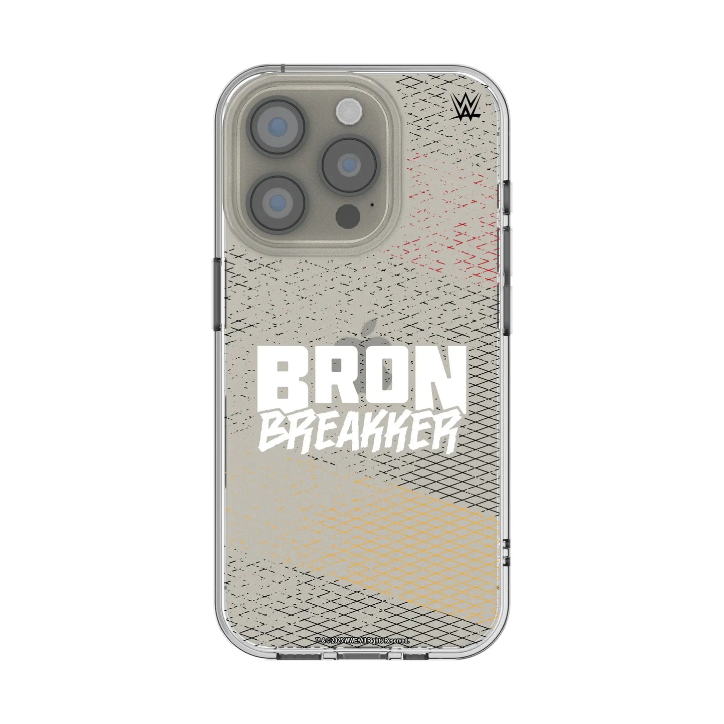Bron Breakker Steel Clear Phone Case for Apple iPhone