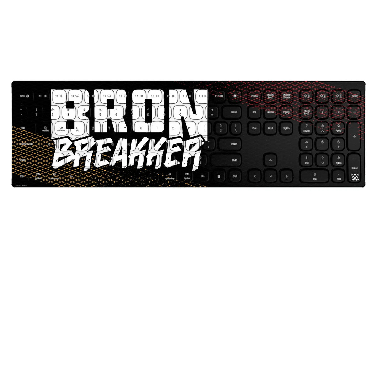 Bron Breakker Steel Curved Wireless Keyboard
