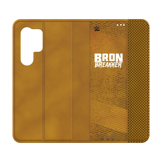 Bron Breakker Steel Folio Phone Case for Samsung Galaxy