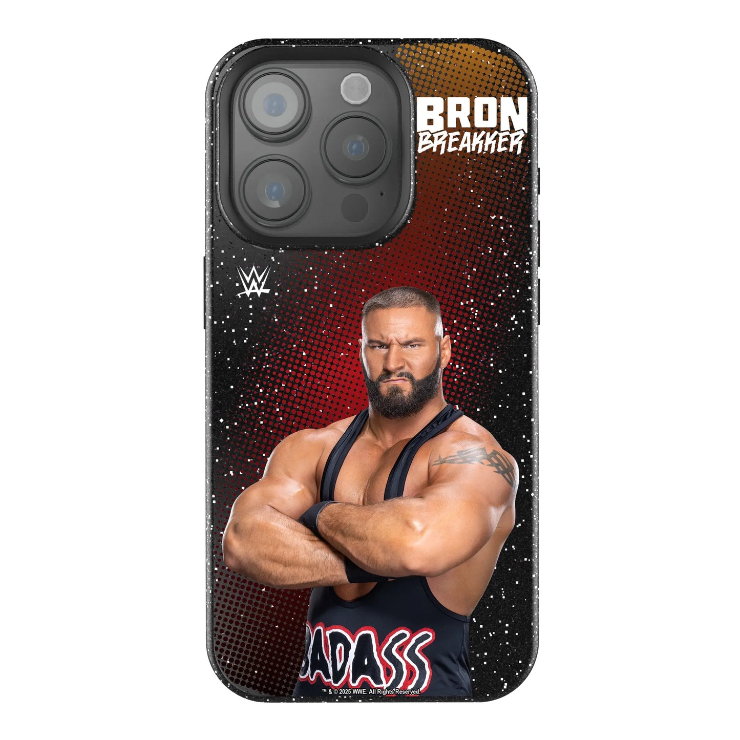 Bron Breakker Superstar Black Bling Phone Case for Apple iPhone