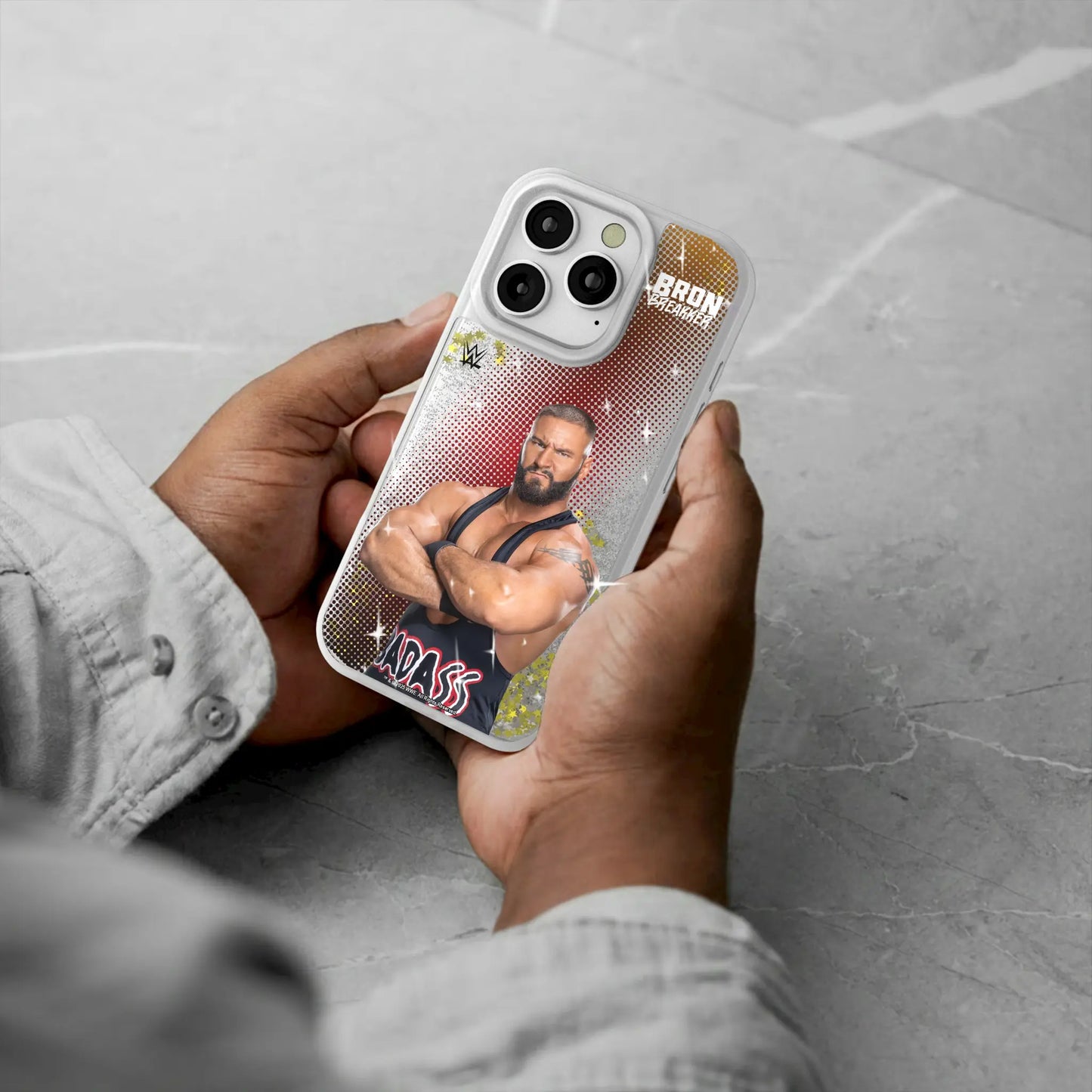 Bron Breakker Superstar Glitter Phone Case for Apple iPhone