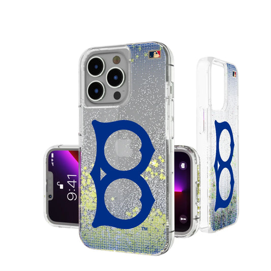Brooklyn Dodgers 1949-1957 - Cooperstown Collection Linen Glitter Phone Case for Apple iPhone