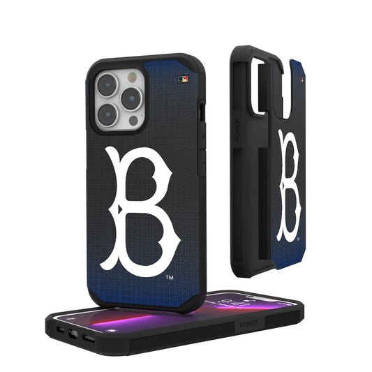 Brooklyn Dodgers 1949-1957 - Cooperstown Collection Linen Rugged Phone Case for Apple iPhone