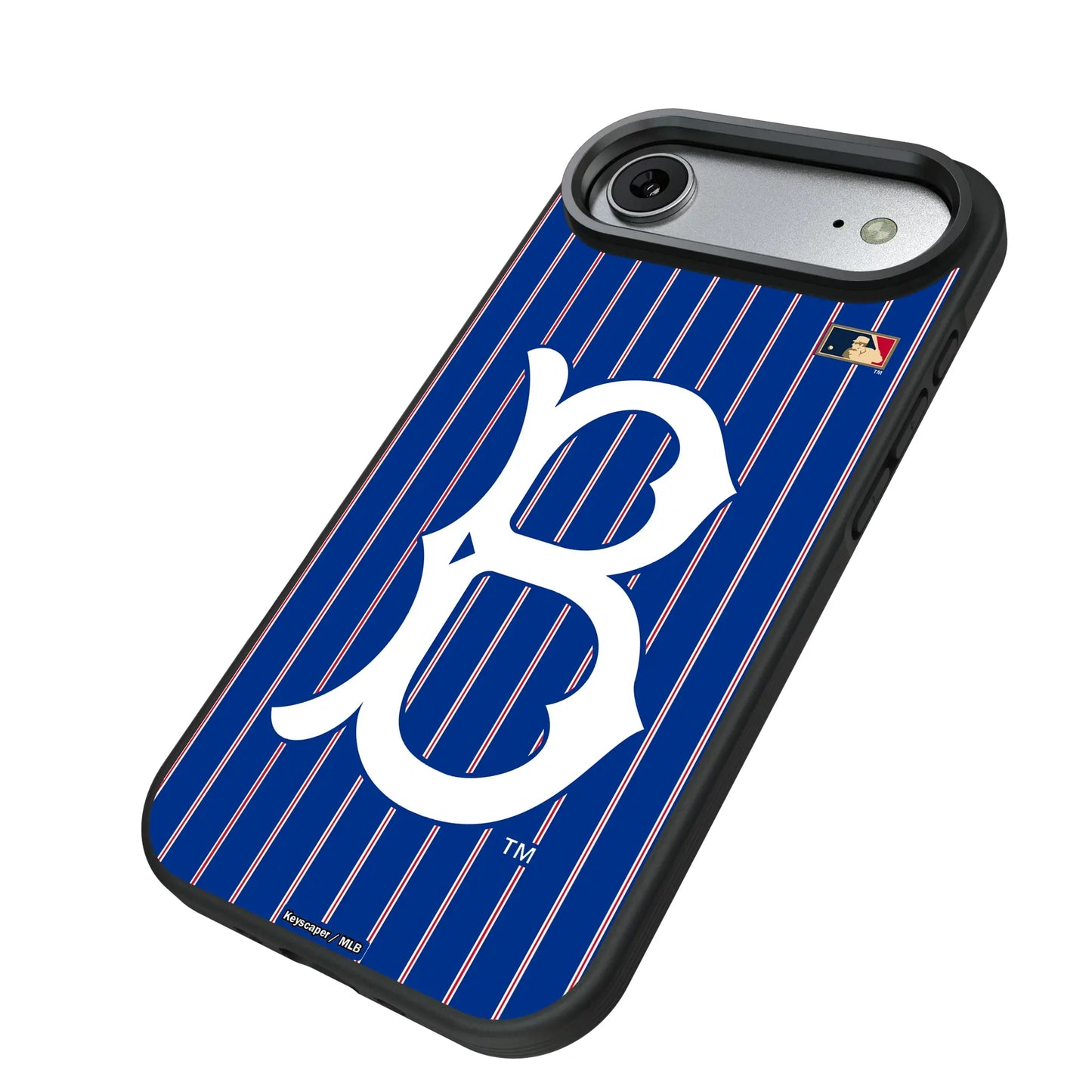 Brooklyn Dodgers 1949-1957 - Cooperstown Collection Pinstripe Bump Phone Case for Apple iPhone