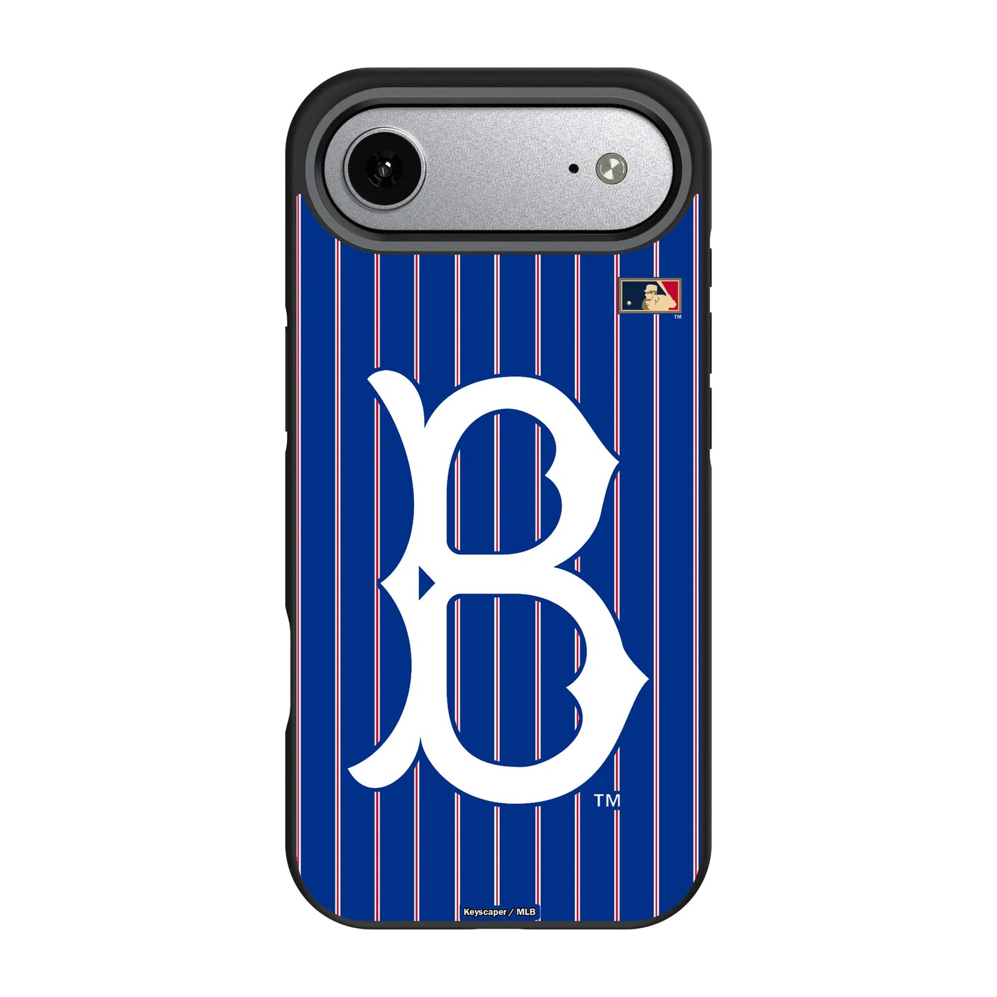 Brooklyn Dodgers 1949-1957 - Cooperstown Collection Pinstripe Bump Phone Case for Apple iPhone