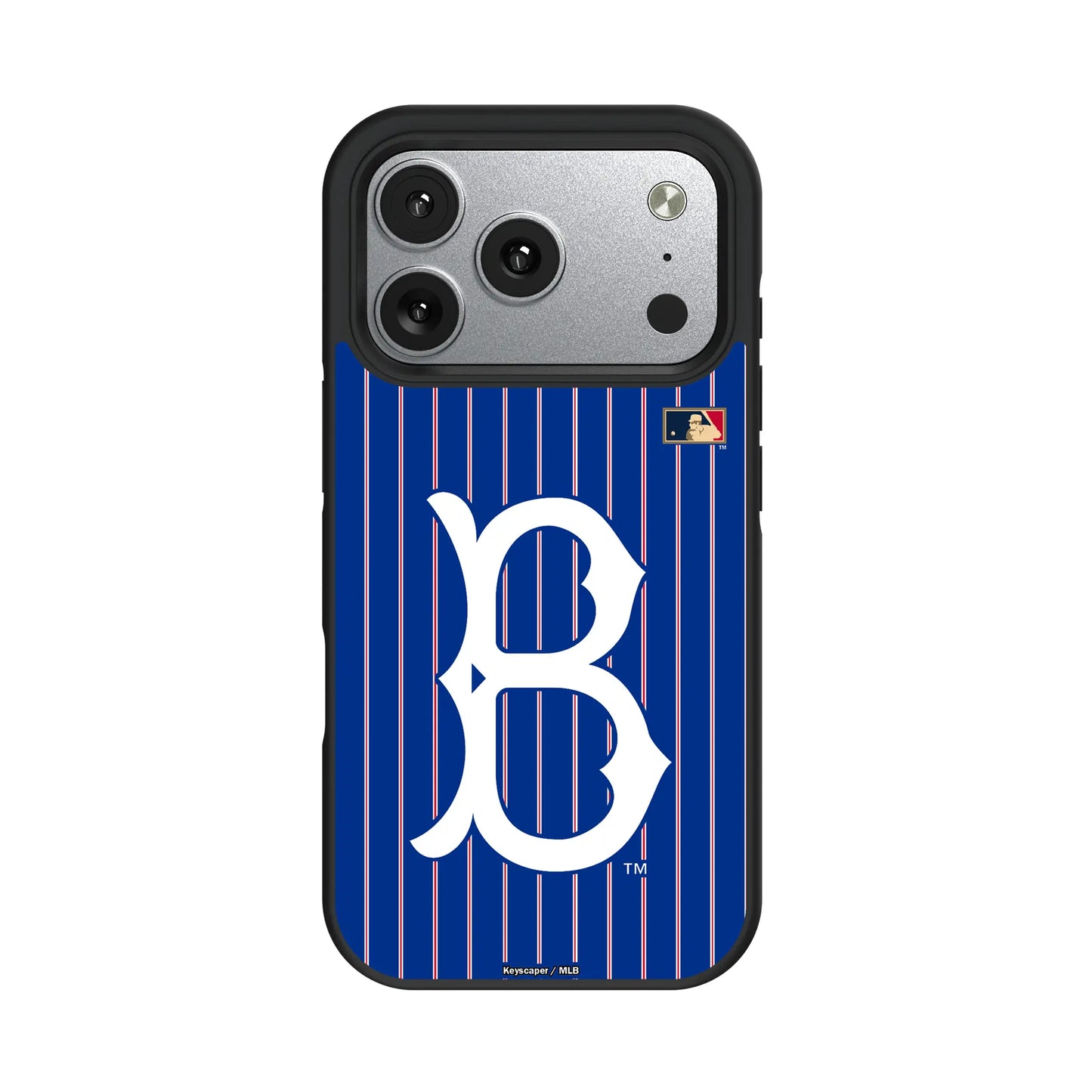 Brooklyn Dodgers 1949-1957 - Cooperstown Collection Pinstripe Bump Phone Case for Apple iPhone