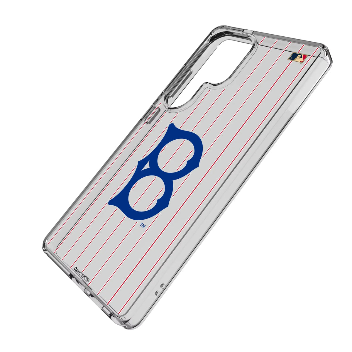 Brooklyn Dodgers 1949-1957 - Cooperstown Collection Pinstripe Clear Phone Case for Samsung Galaxy