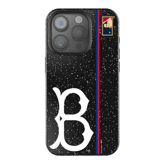 Brooklyn Dodgers 1949-1957 - Cooperstown Collection Sidebar Black Bling Phone Case for Apple iPhone