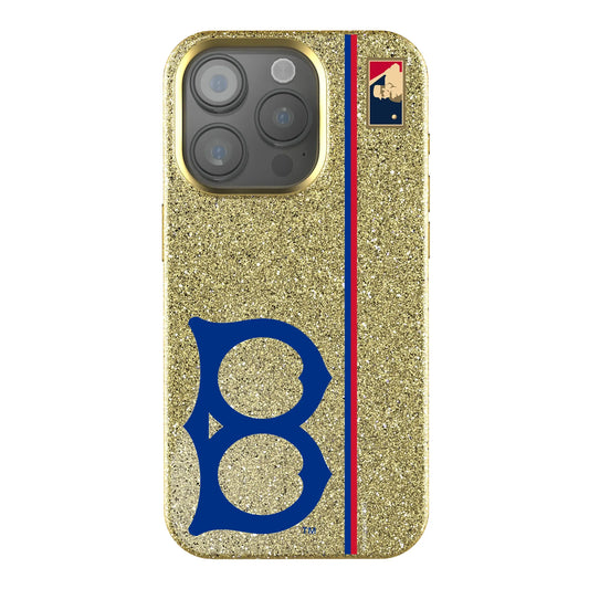 Brooklyn Dodgers 1949-1957 - Cooperstown Collection Sidebar Bling Phone Case for Apple iPhone