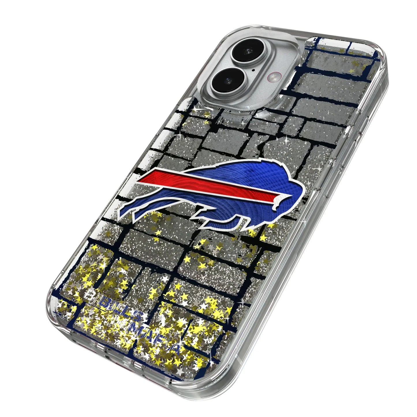 Buffalo Bills Brick Glitter Phone Case for Apple iPhone