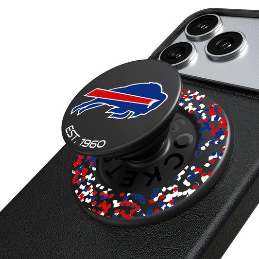 Buffalo Bills Confetti PopSockets Magnetic Phone Grip and Stand