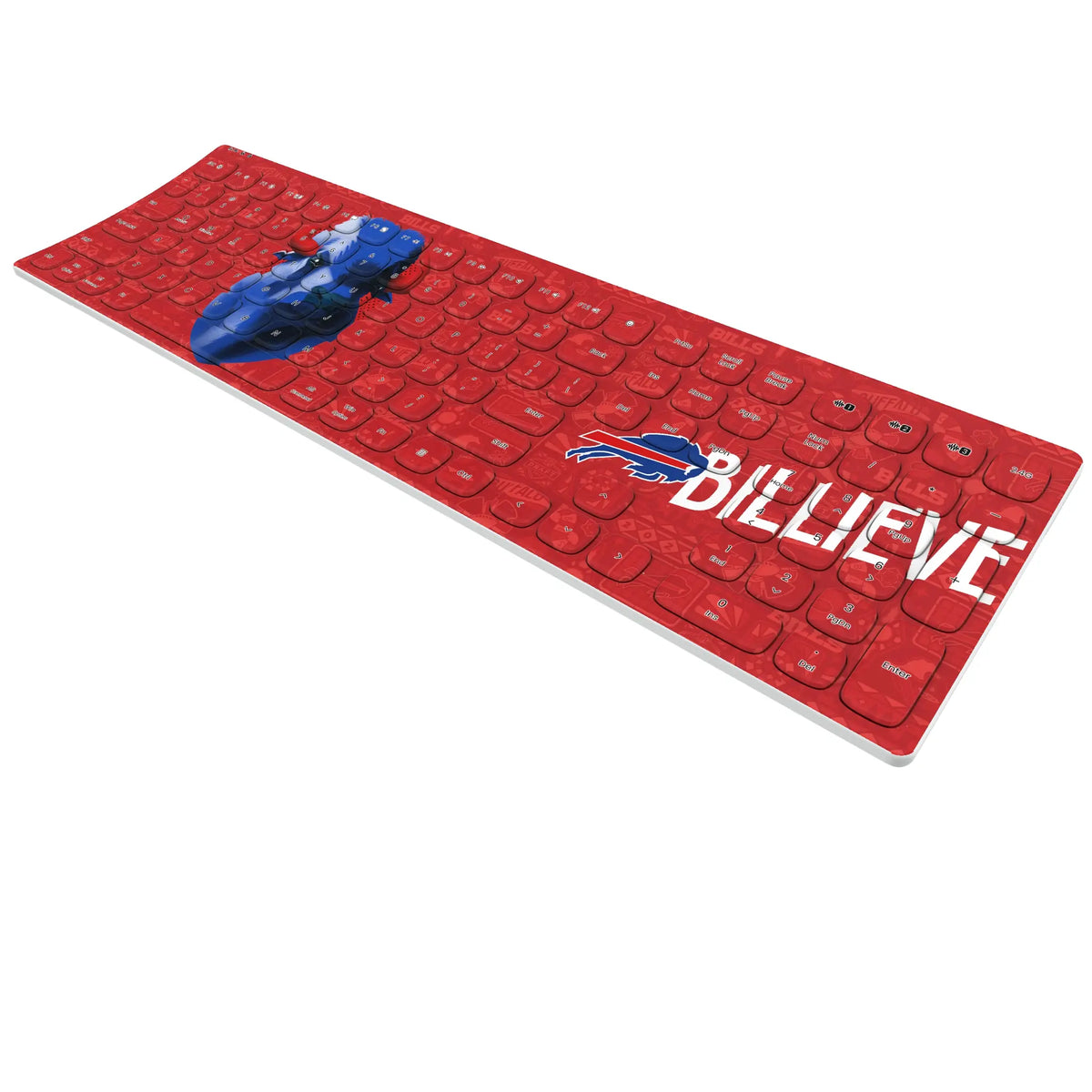 Buffalo Bills Deco Curved Wireless Keyboard