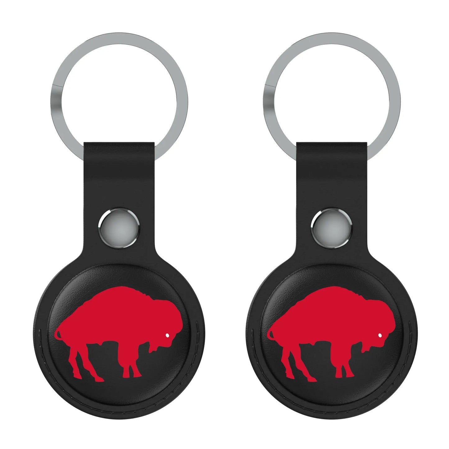 Buffalo Bills Historic Collection Insignia Black Airtag Holder 2-Pack