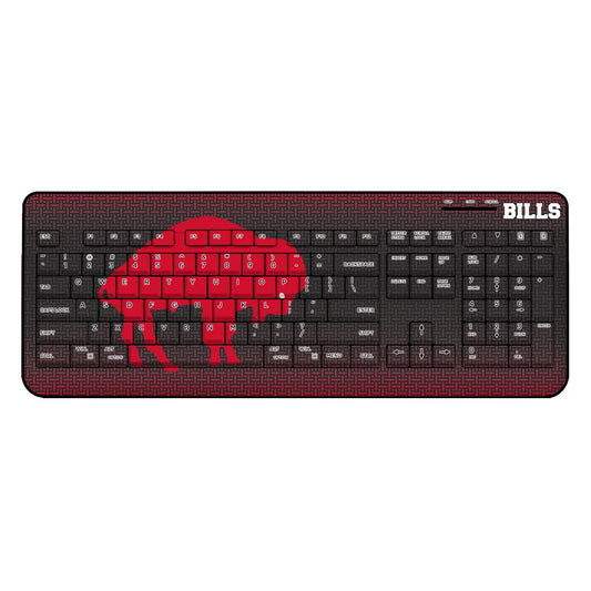Buffalo Bills Historic Collection Linen Wireless USB Keyboard