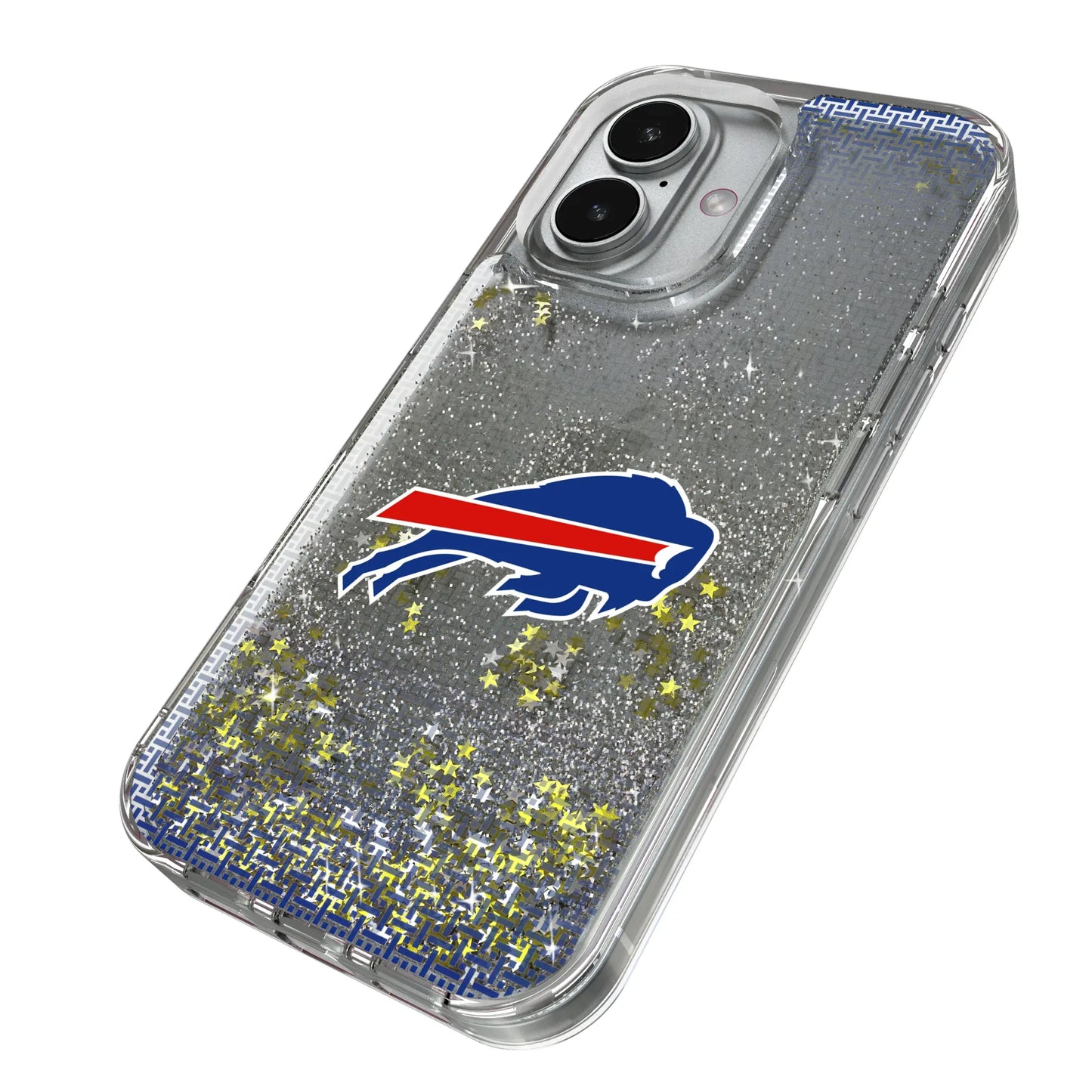 Buffalo Bills Linen Glitter Phone Case for Apple iPhone