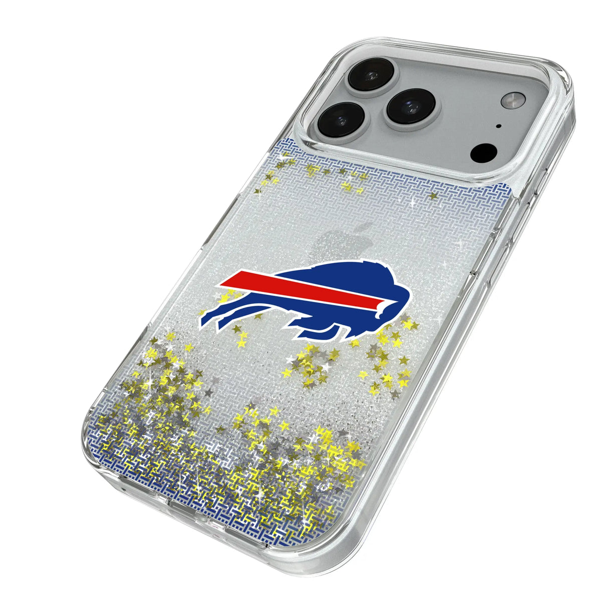 Buffalo Bills Linen Glitter Phone Case for Apple iPhone