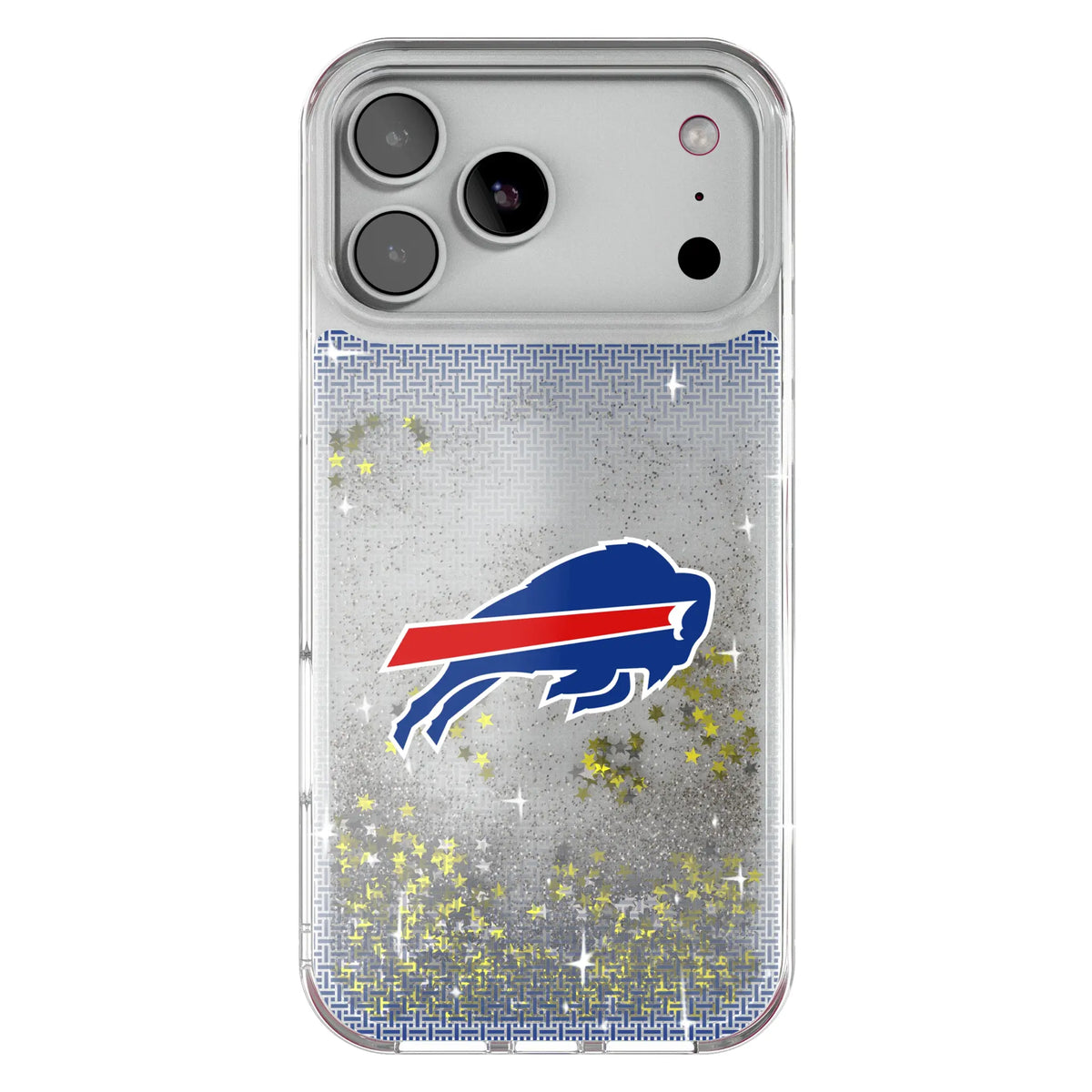 Buffalo Bills Linen Glitter Phone Case for Apple iPhone
