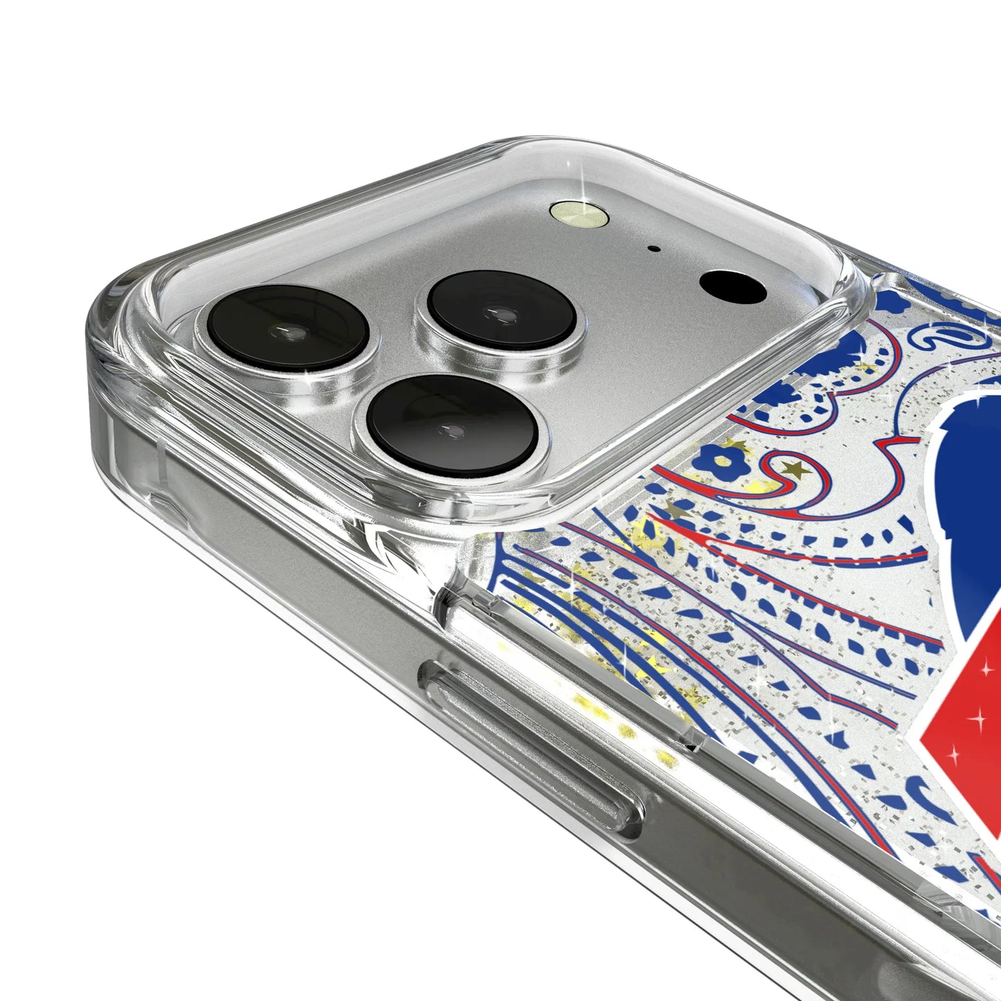 Buffalo Bills Paisley Glitter Phone Case for Apple iPhone