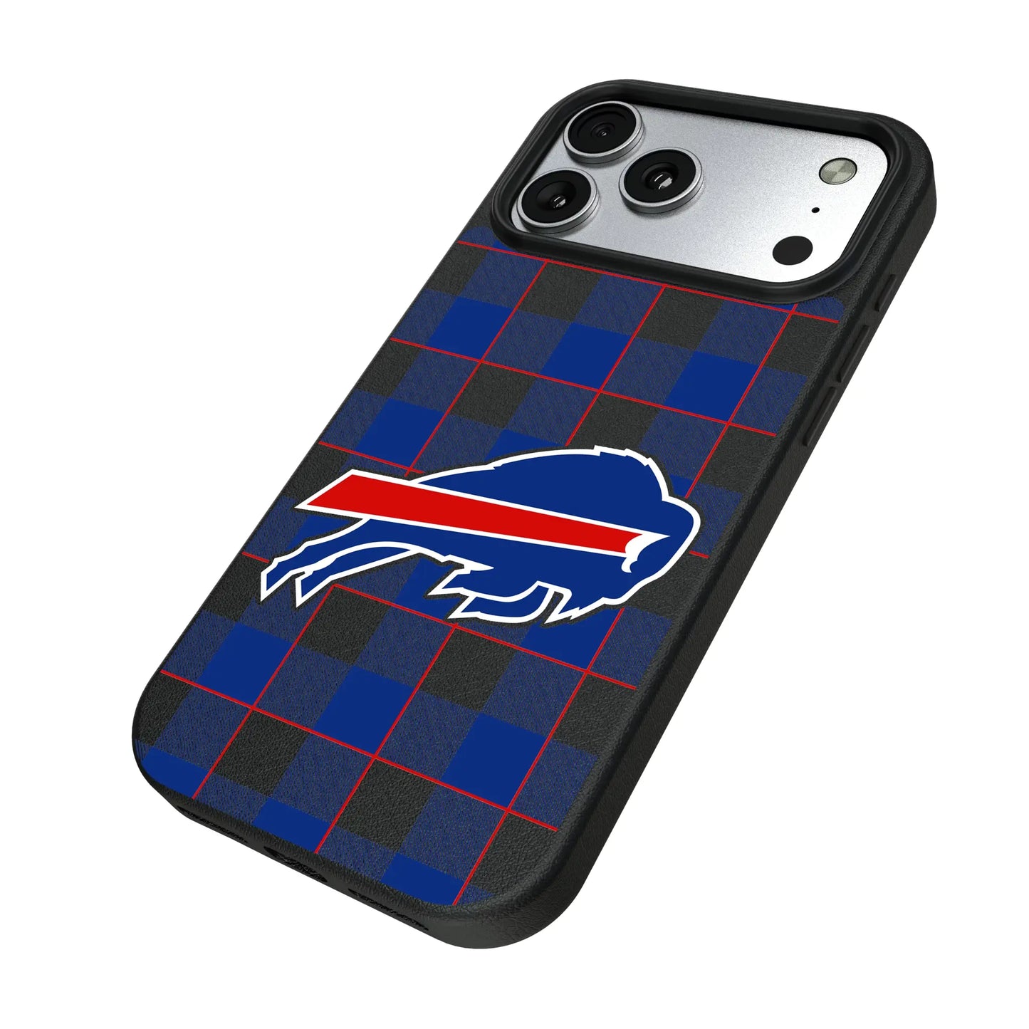 Buffalo Bills Plaid MagSafe Compatible Phone Case for Apple iPhone