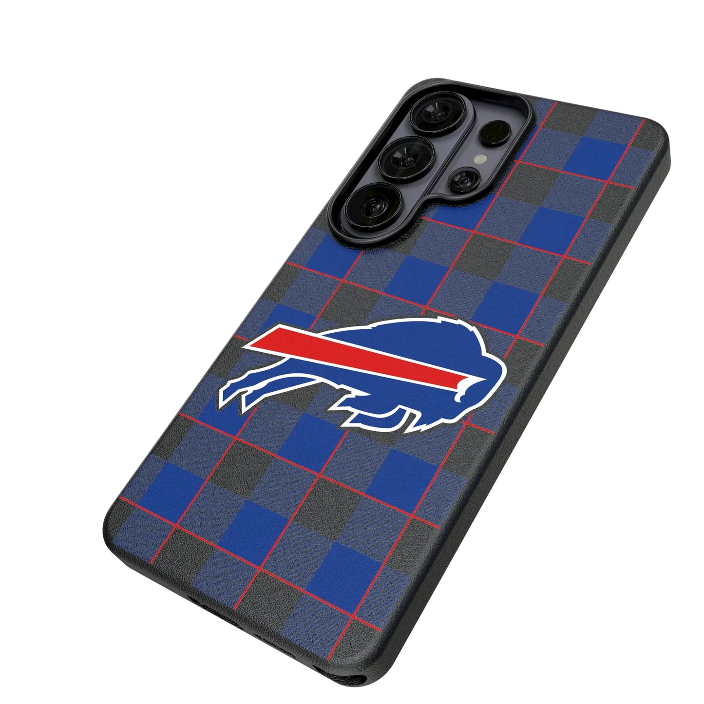 Buffalo Bills Plaid MagSafe Compatible Phone Case for Samsung Galaxy