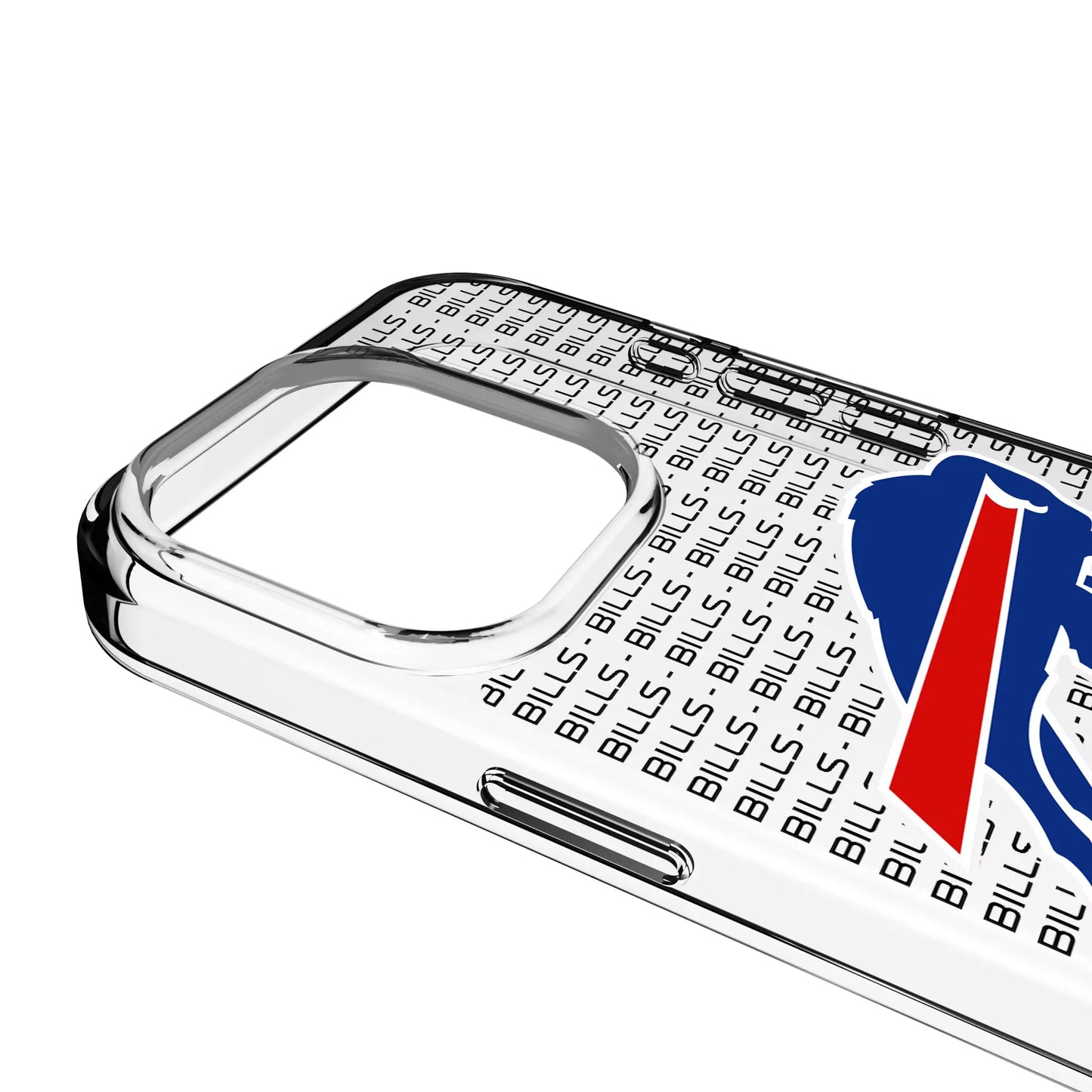 Buffalo Bills Text Backdrop Clear Phone Case for Apple iPhone