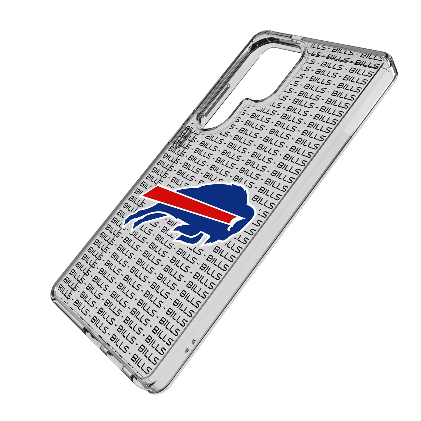 Buffalo Bills Text Backdrop Clear Phone Case for Samsung Galaxy