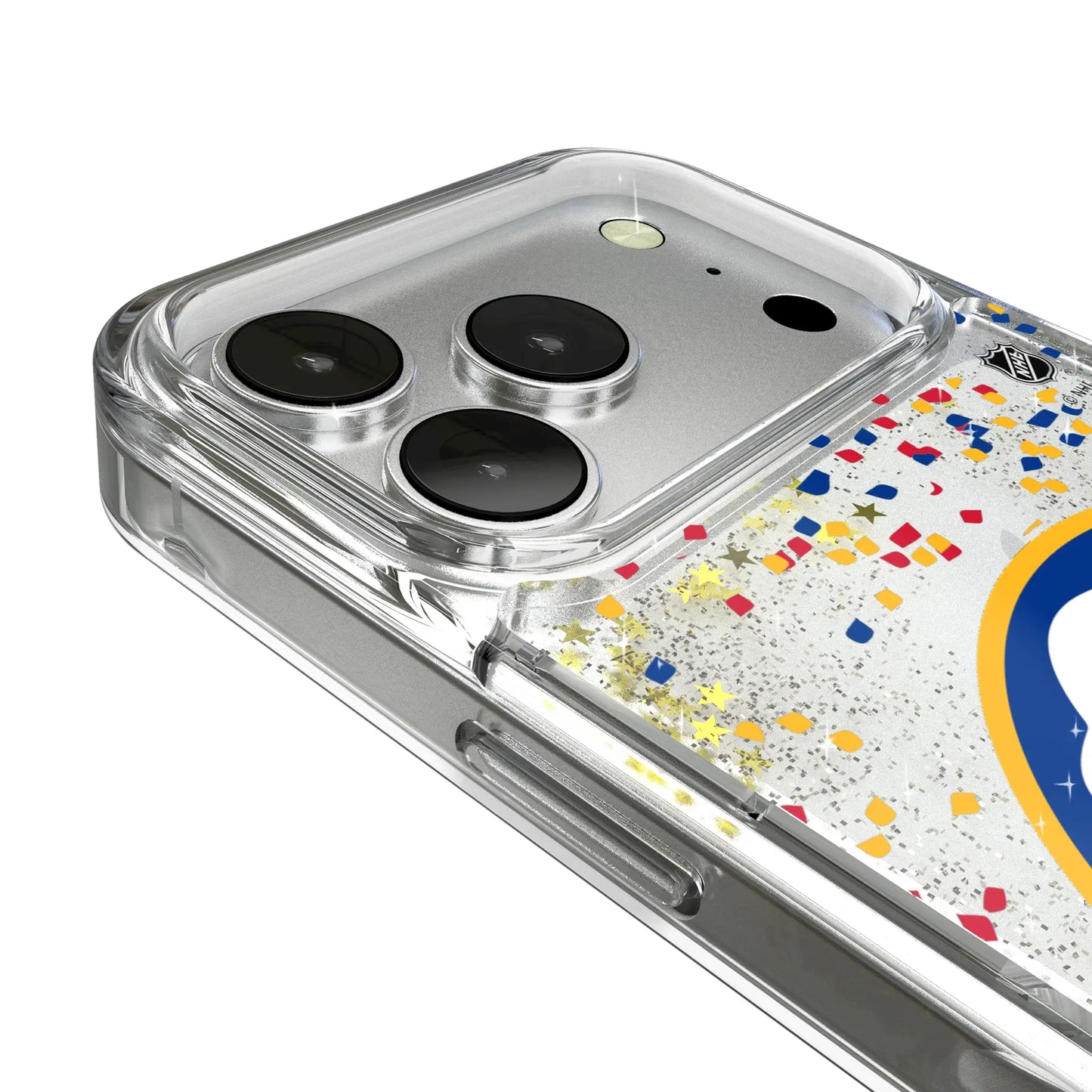 Buffalo Sabres Confetti Glitter Phone Case for Apple iPhone