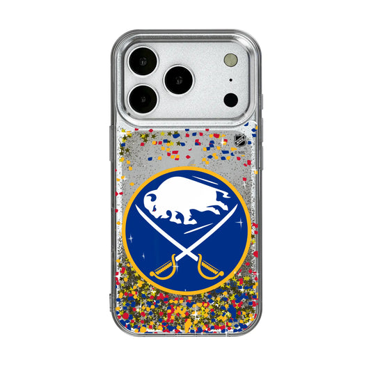 Buffalo Sabres Confetti Glitter Phone Case for Apple iPhone