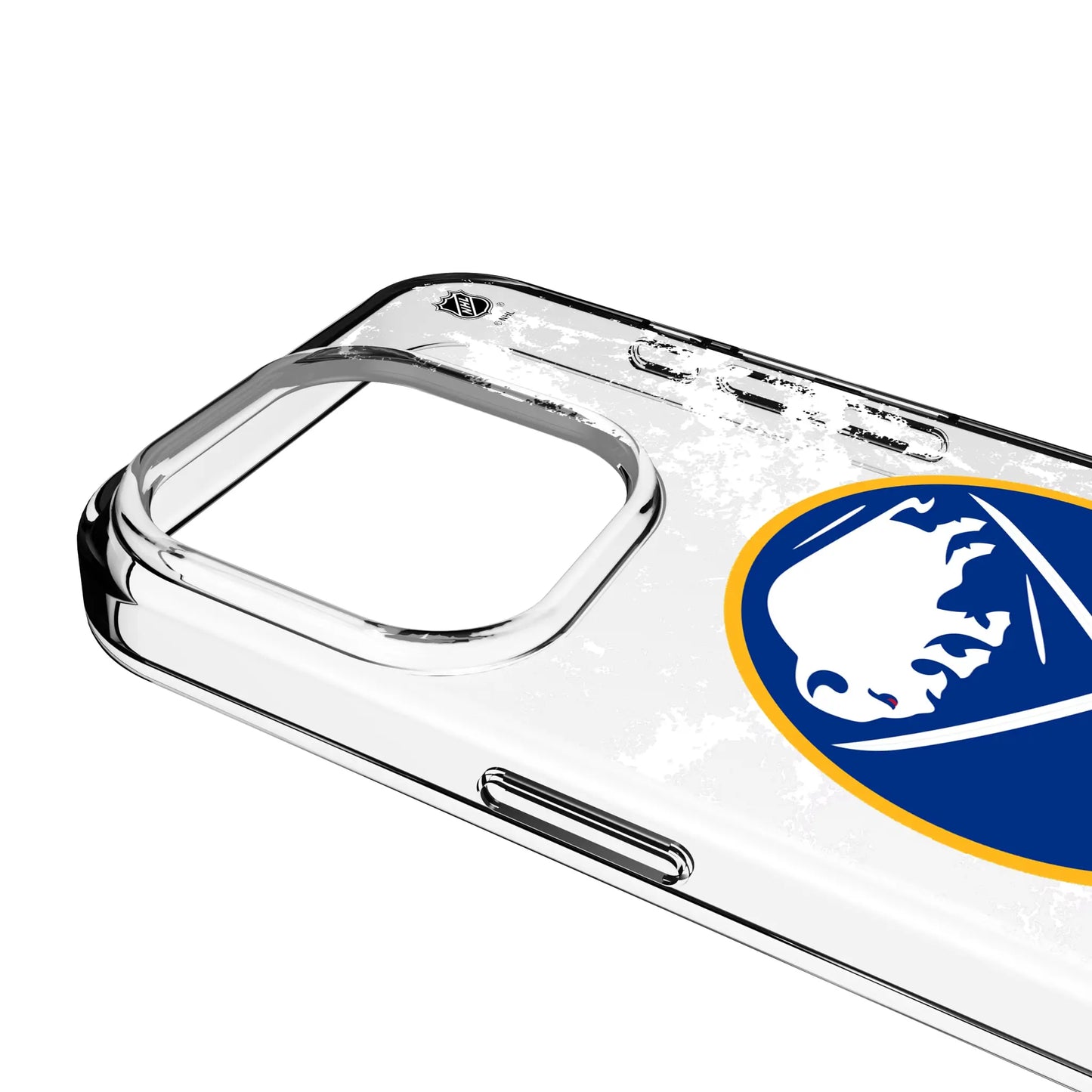 Buffalo Sabres Ice Stripe Clear Phone Case for Apple iPhone