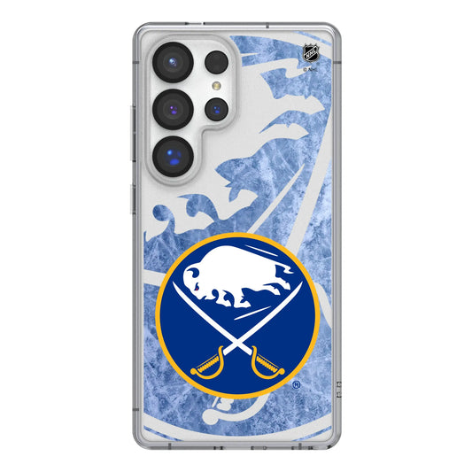 Buffalo Sabres Ice Tilt Clear Phone Case for Samsung Galaxy