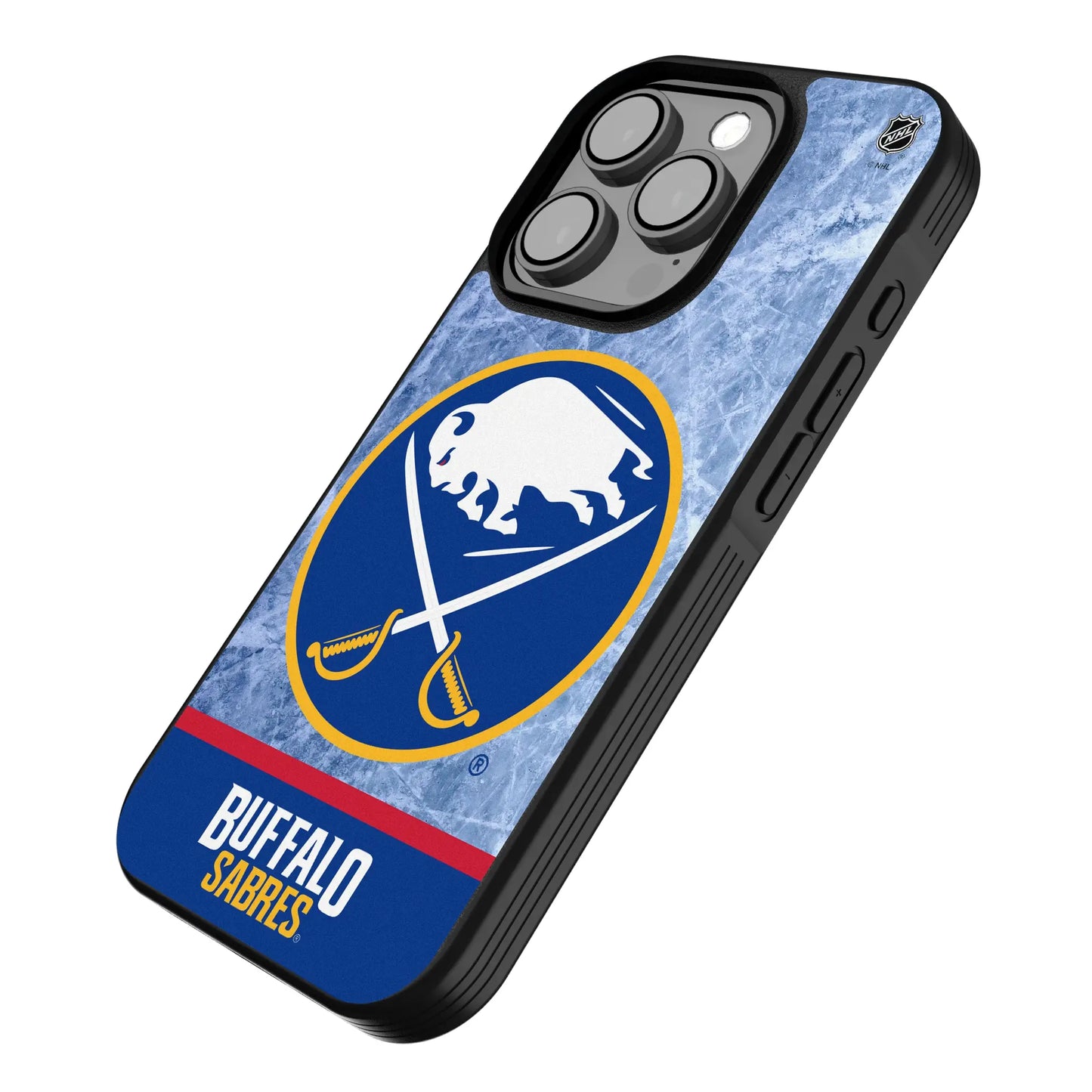 Buffalo Sabres Ice Wordmark Bump Phone Case for Apple iPhone