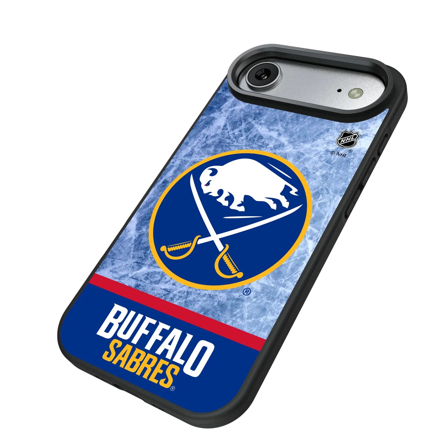 Buffalo Sabres Ice Wordmark Bump Phone Case for Apple iPhone