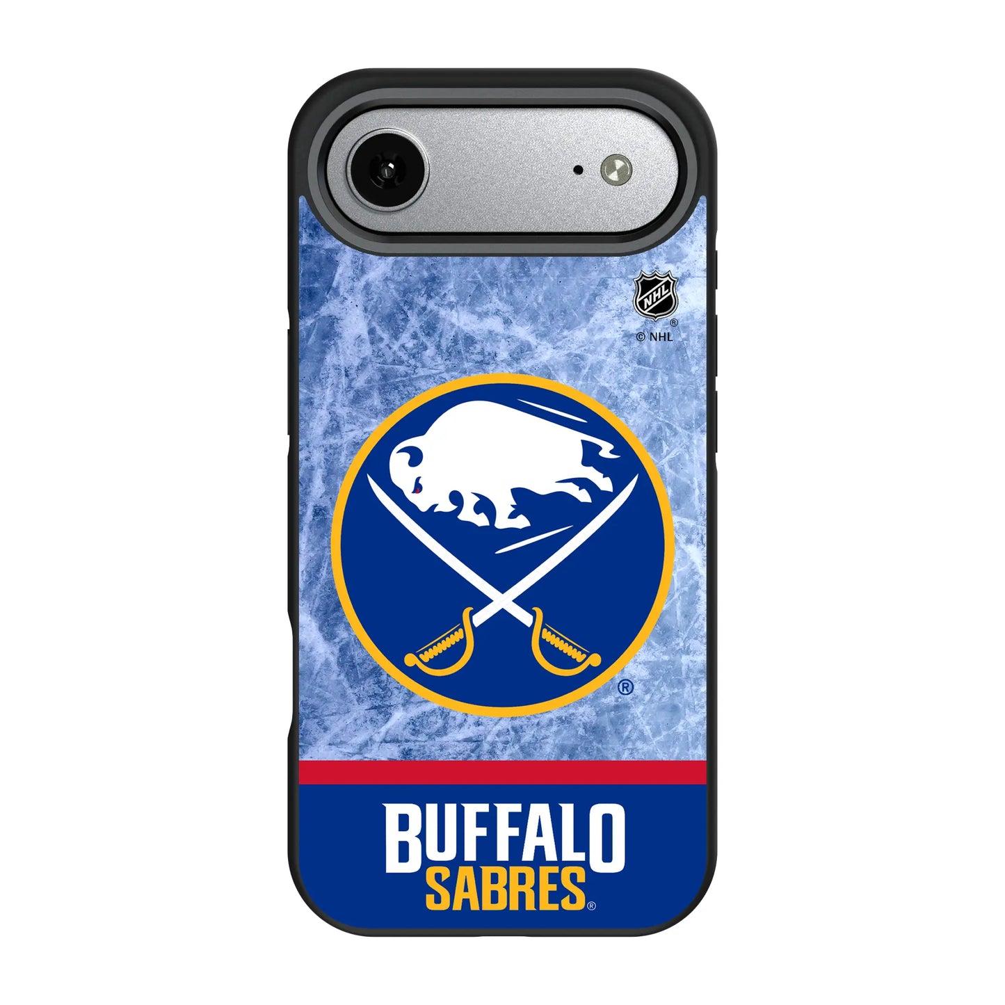 Buffalo Sabres Ice Wordmark Bump Phone Case for Apple iPhone