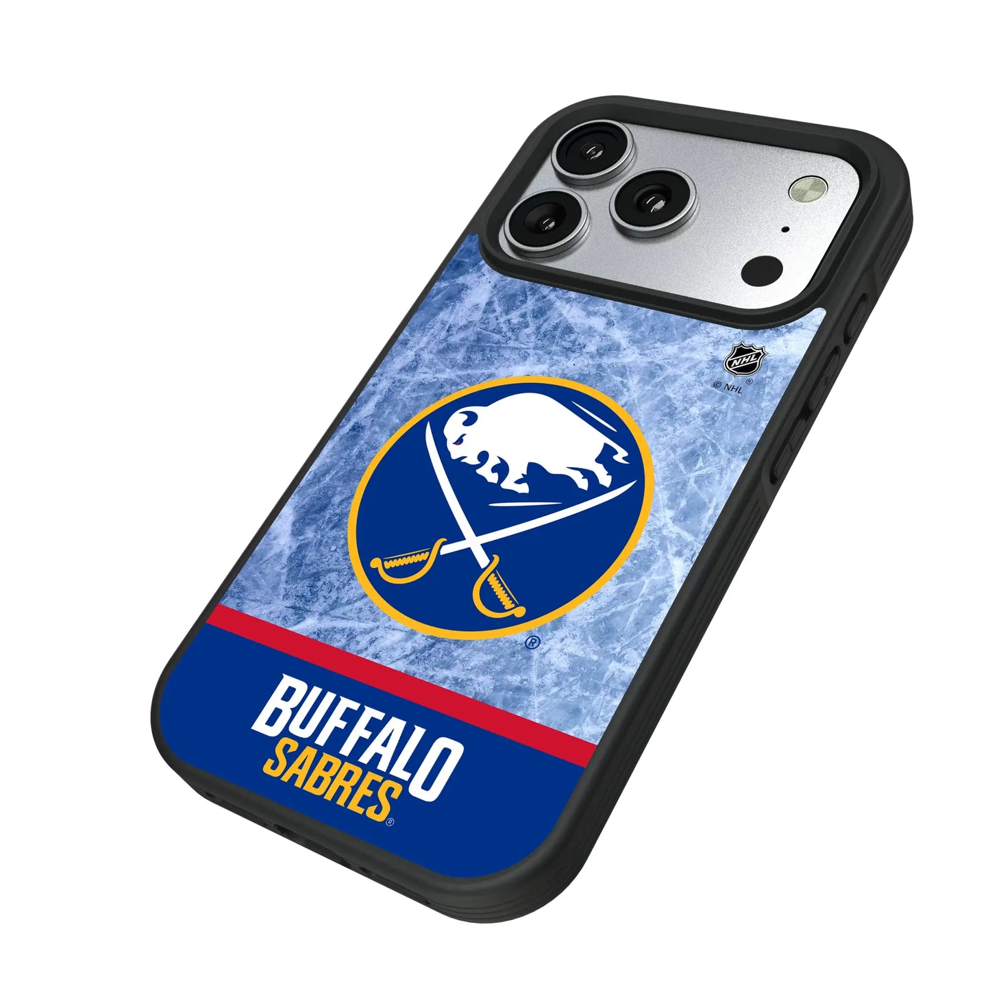 Buffalo Sabres Ice Wordmark Bump Phone Case for Apple iPhone