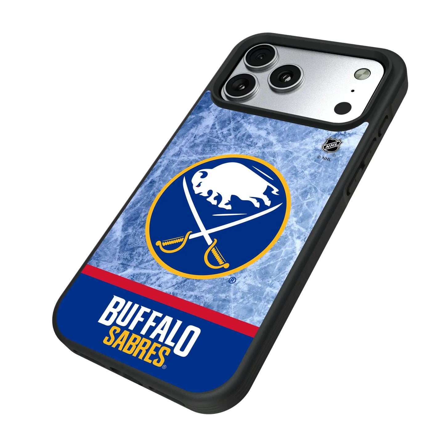 Buffalo Sabres Ice Wordmark Bump Phone Case for Apple iPhone