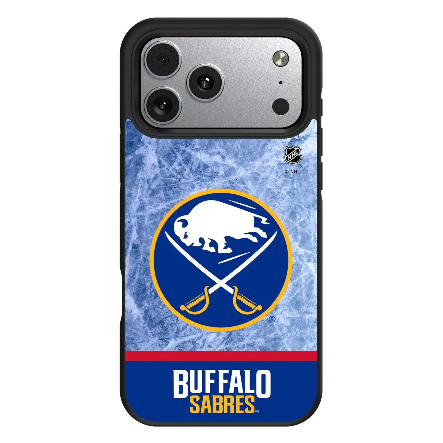 Buffalo Sabres Ice Wordmark Bump Phone Case for Apple iPhone