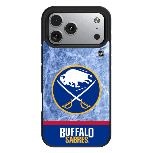 Buffalo Sabres Ice Wordmark Bump Phone Case for Apple iPhone