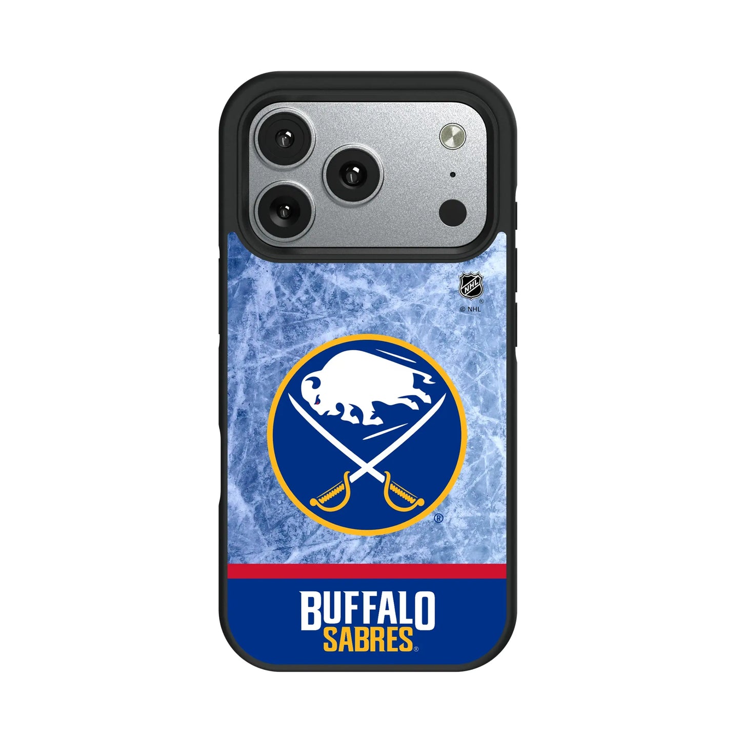 Buffalo Sabres Ice Wordmark Bump Phone Case for Apple iPhone