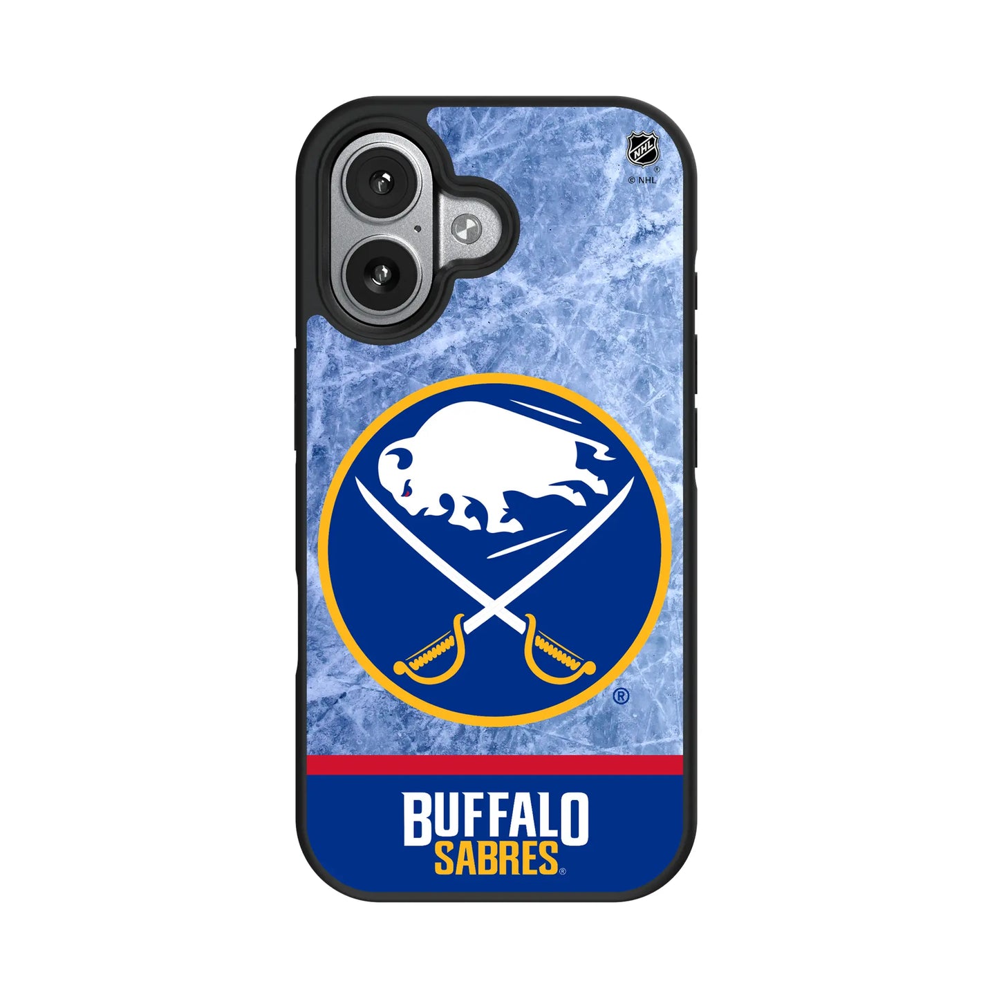 Buffalo Sabres Ice Wordmark Bump Phone Case for Apple iPhone