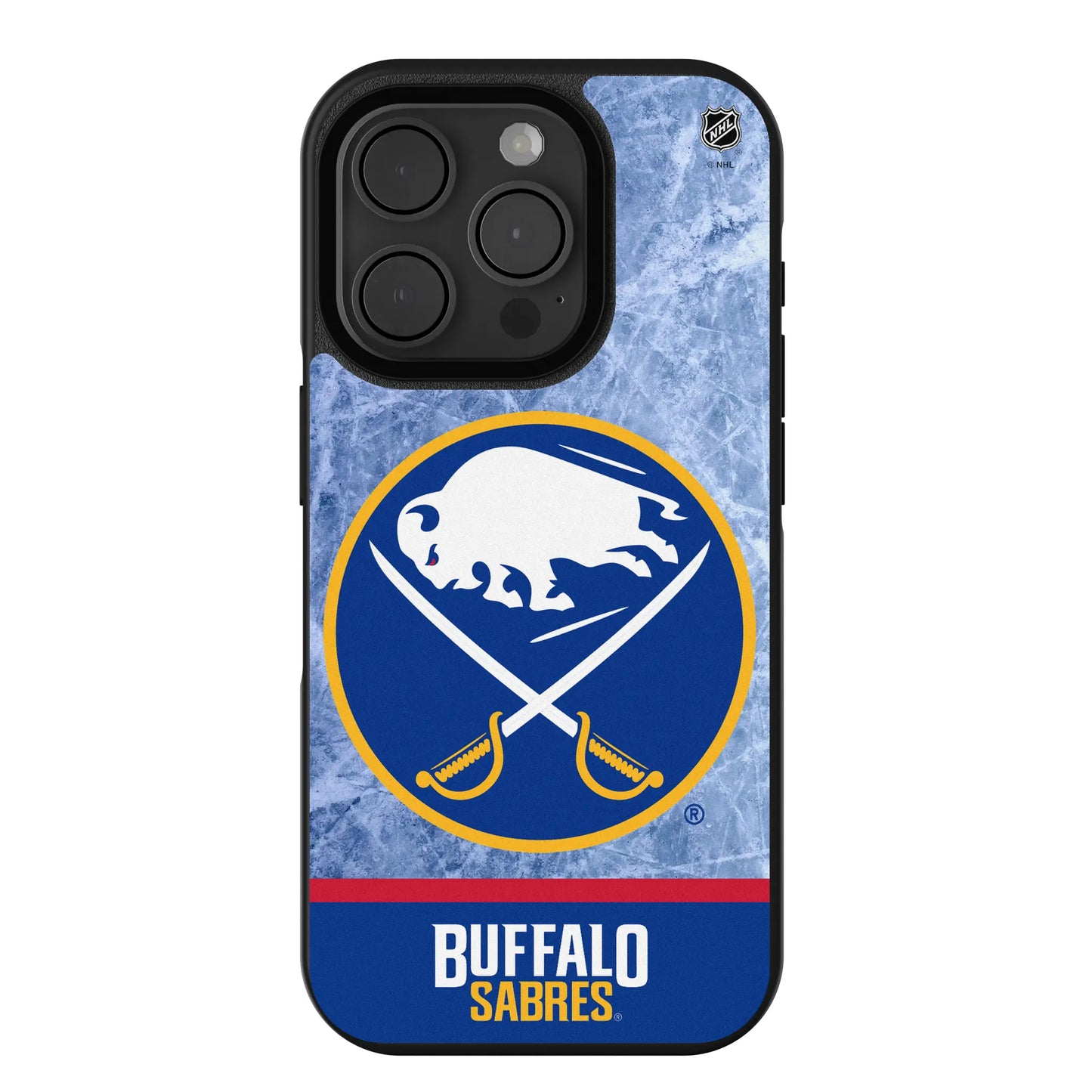 Buffalo Sabres Ice Wordmark Bump Phone Case for Apple iPhone