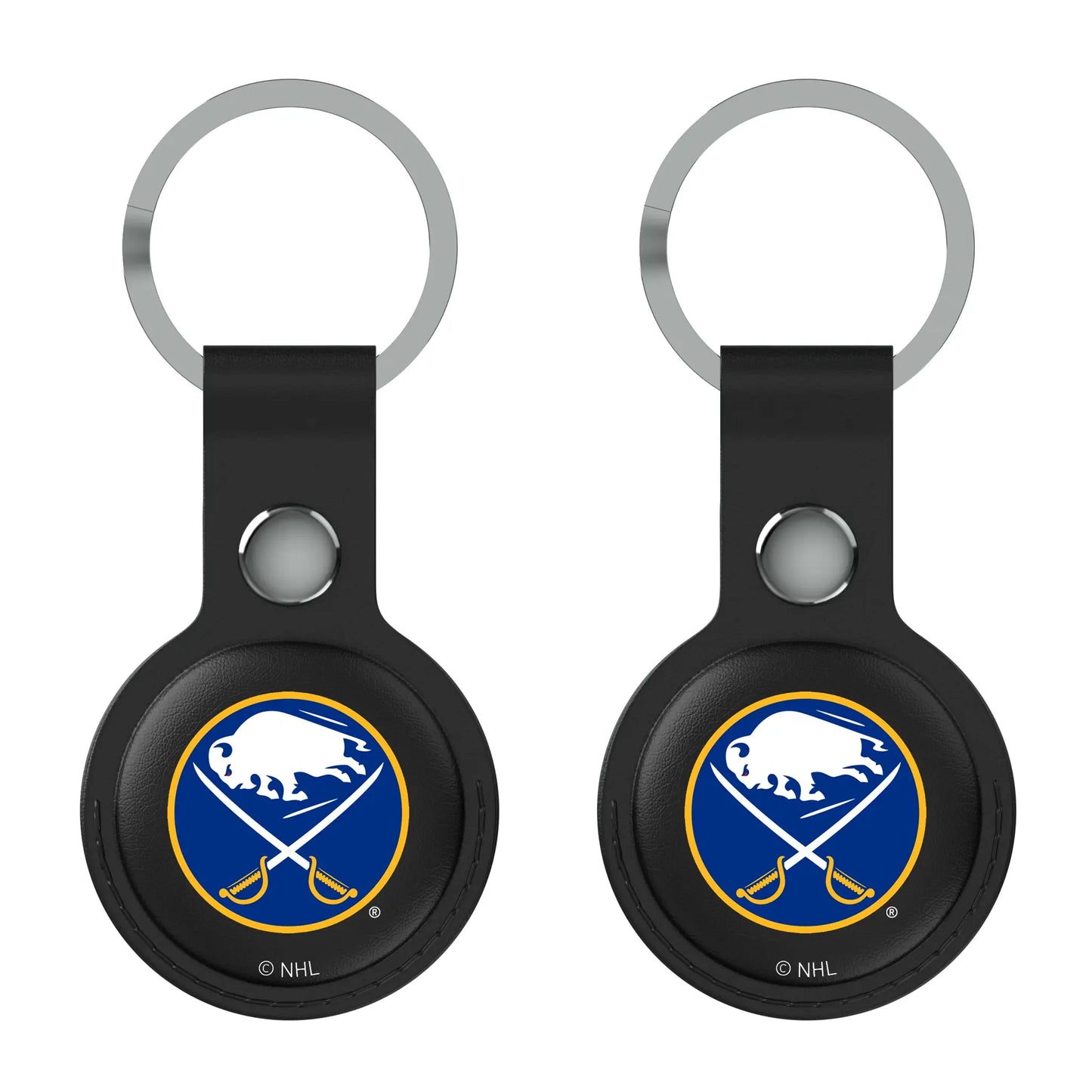 Buffalo Sabres Insignia Black Airtag Holder 2-Pack