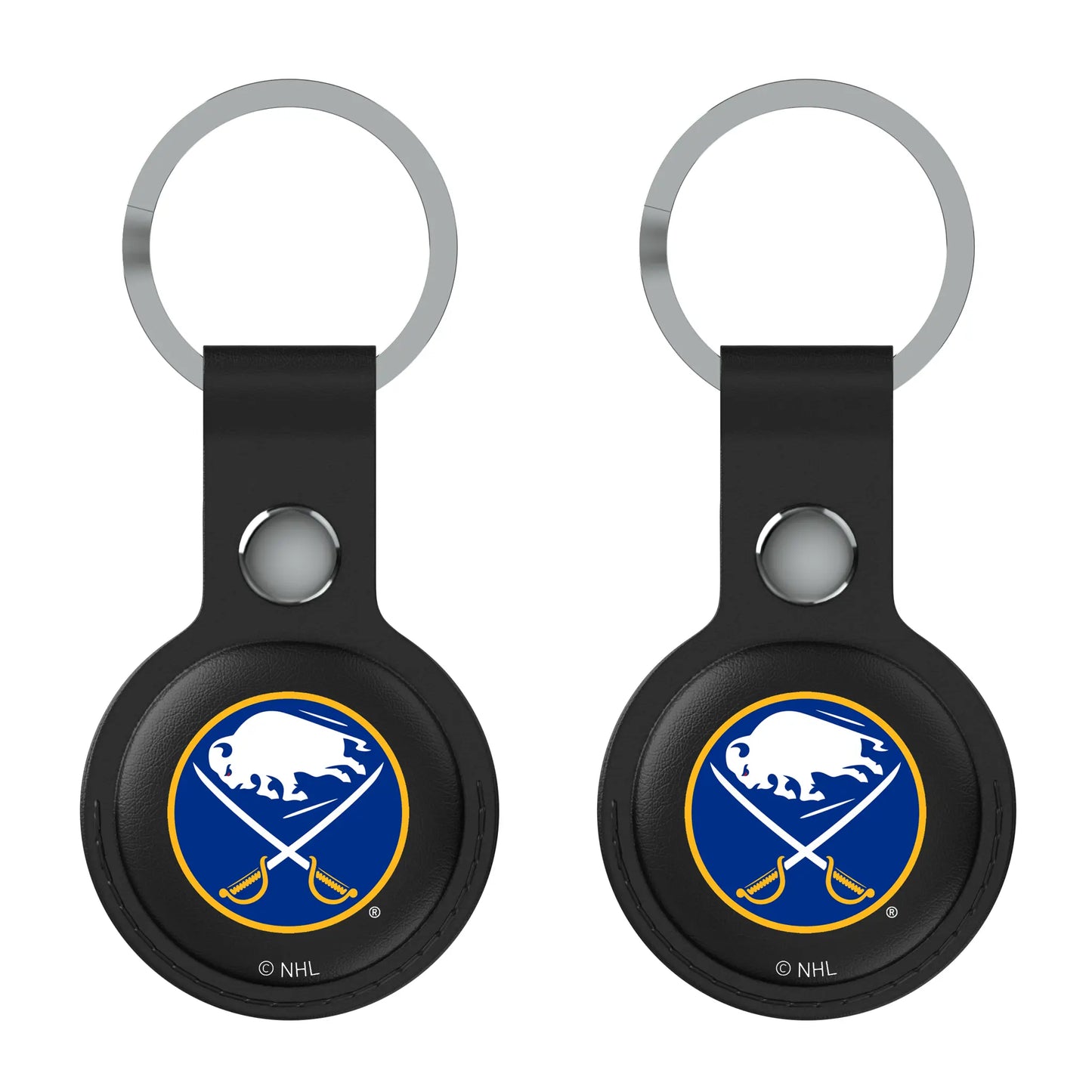 Buffalo Sabres Insignia Black Airtag Holder 2-Pack
