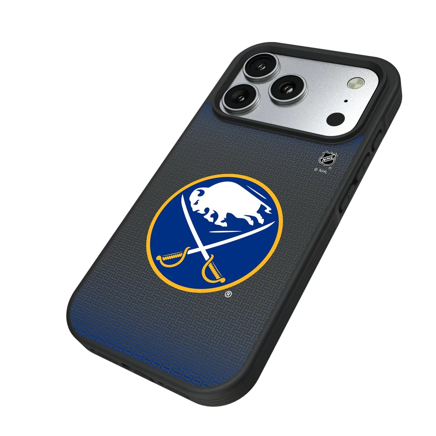 Buffalo Sabres Linen Bump Phone Case for Apple iPhone