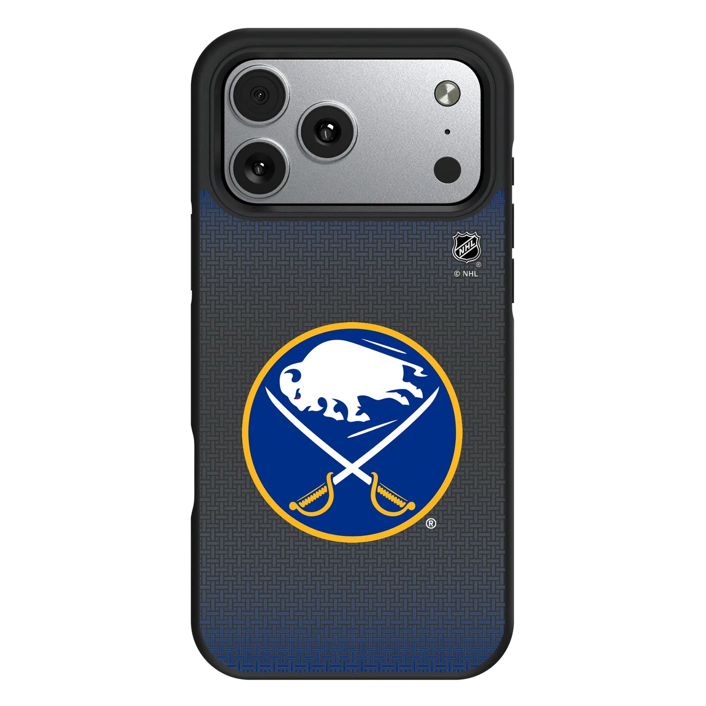Buffalo Sabres Linen Bump Phone Case for Apple iPhone