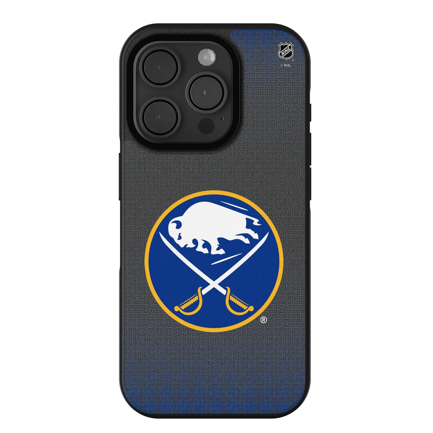 Buffalo Sabres Linen Bump Phone Case for Apple iPhone