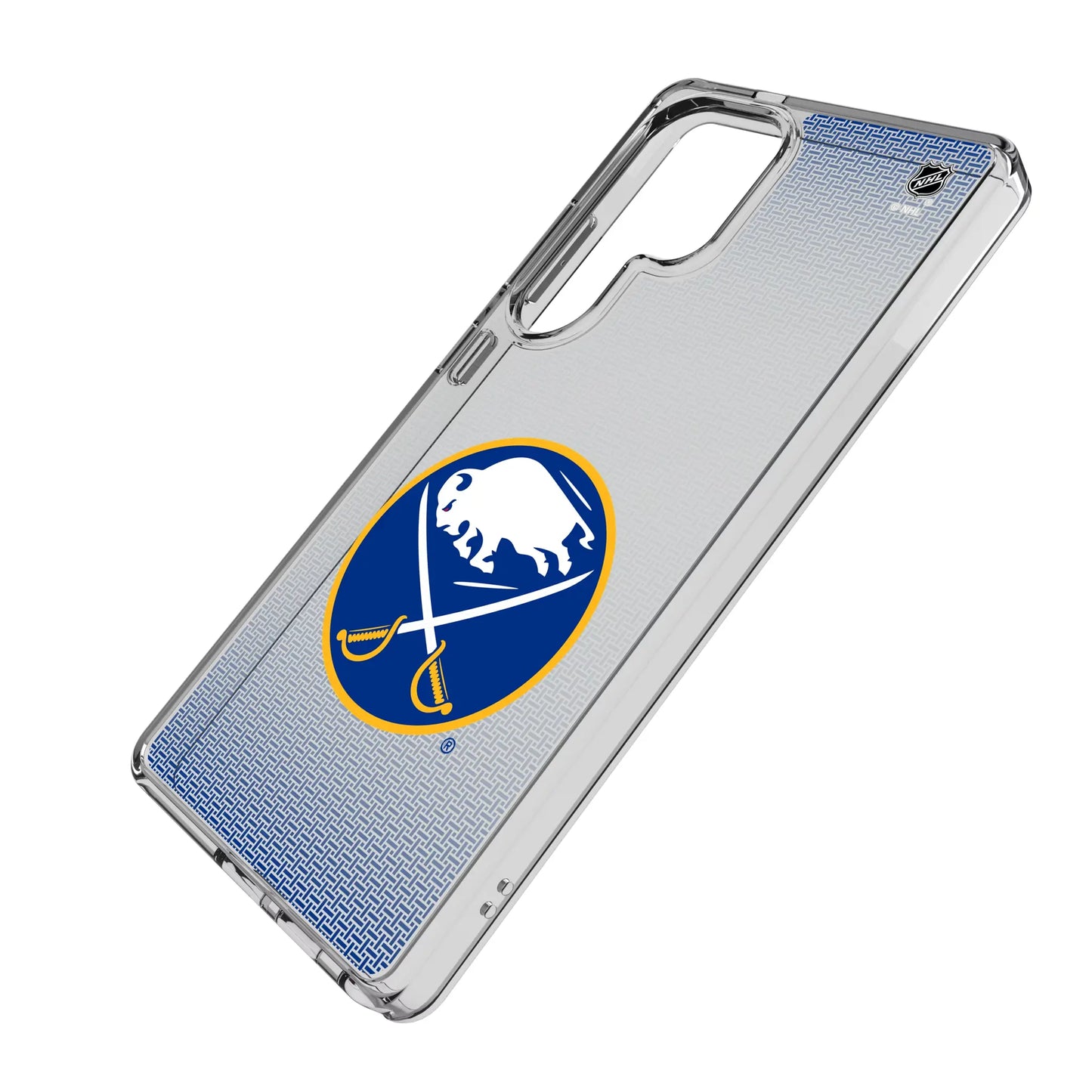 Buffalo Sabres Linen Clear Phone Case for Samsung Galaxy