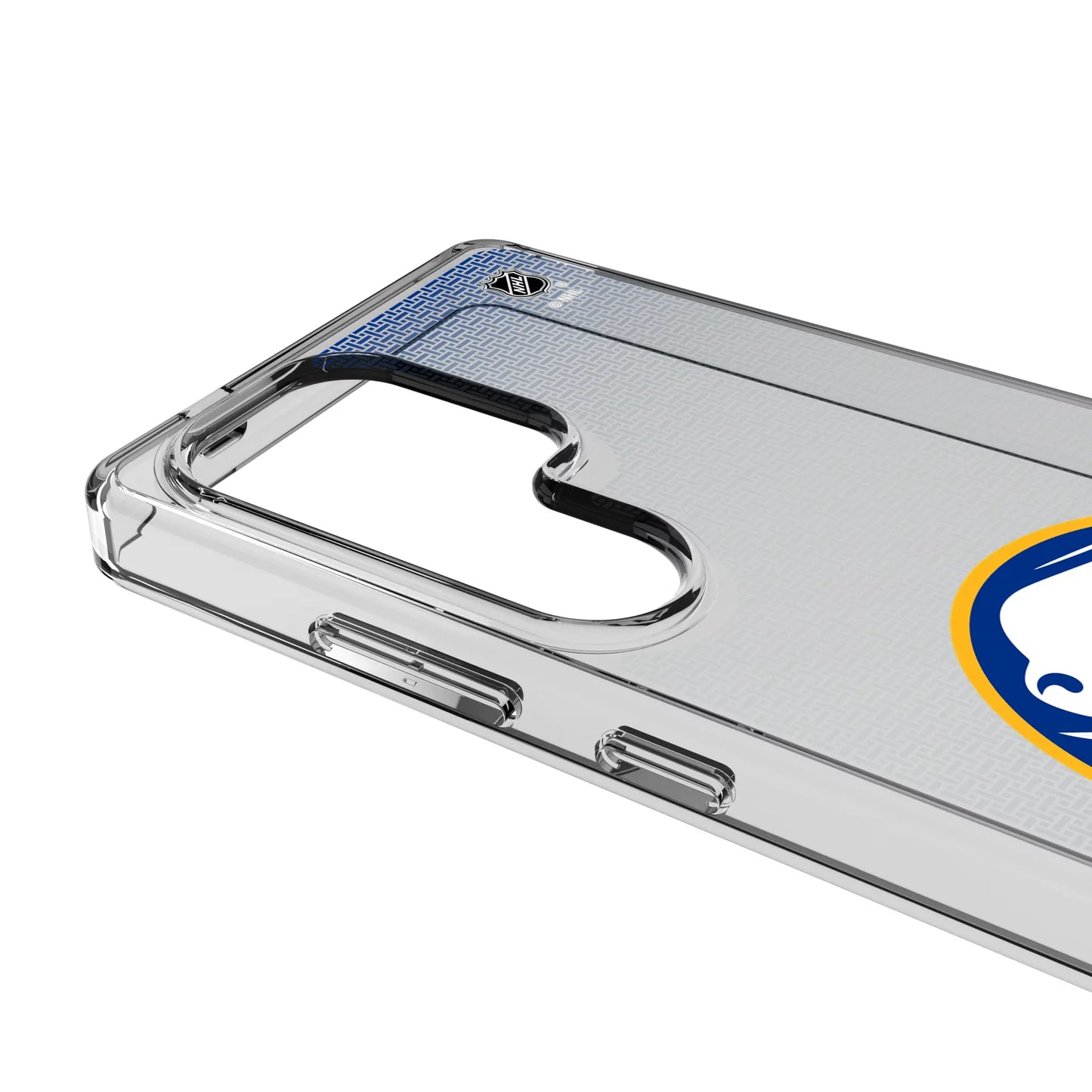 Buffalo Sabres Linen Clear Phone Case for Samsung Galaxy