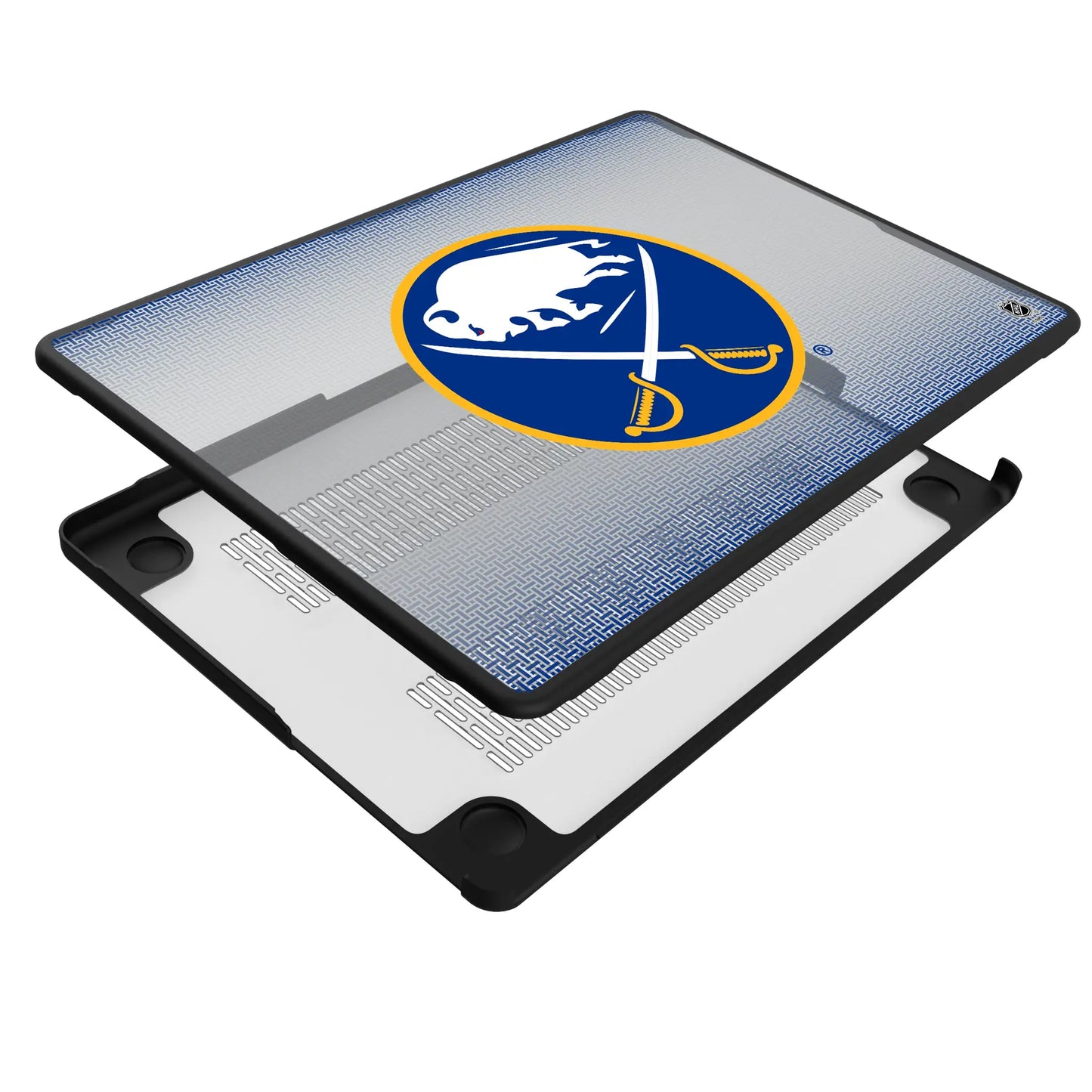 Buffalo Sabres Linen Laptop Case for Apple MacBook